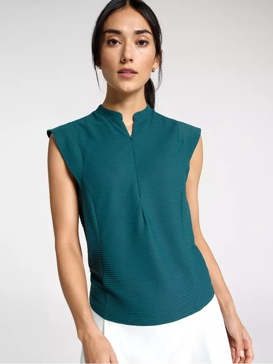 CALIA by Carrie Underwood Tops - NWT Calia Golf Renew Cap Sleeve Polo | Sea Green